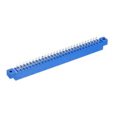 Card Edge Connector Blue Socket 56 Pin Solder Eyelet 3.96mm Pitch