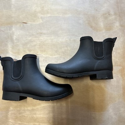 Chooka Delridge Chelsea Rain Boot Women s Size 9 Black Color 