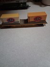 3 Piece HO Shipping Containers with Train Car — photo 1