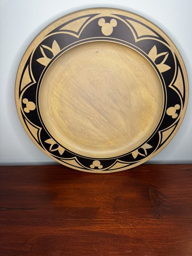 Disney Home Collection Ladeteller aus Holz RAR! Mickey Disney World Exclusive  - Bild 1 von 3