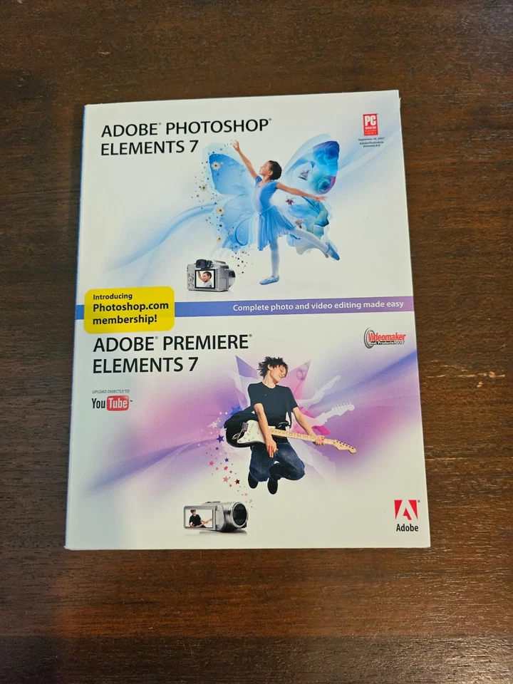Adobe Photoshop Elements 7 & Premiere Elements 7 2 Disc With Serial Numbers - Image 4 of 4