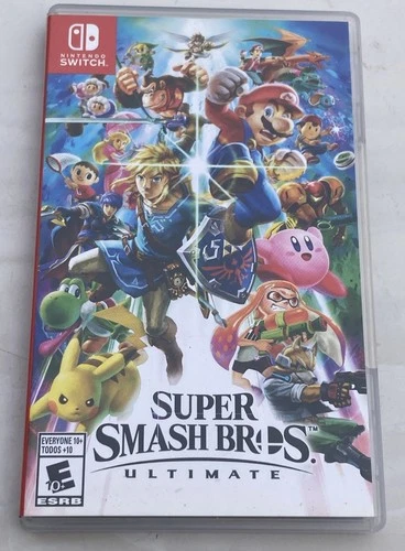 New ListingSuper Smash Bros Ultimate Nintendo Switch 2018 Authentic Video Game Tested Works