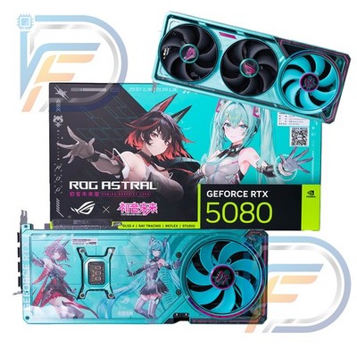 ASUS ROG Strix GeForce RTX 5080 Hatsune Miku Edition Gaming Graphics Card