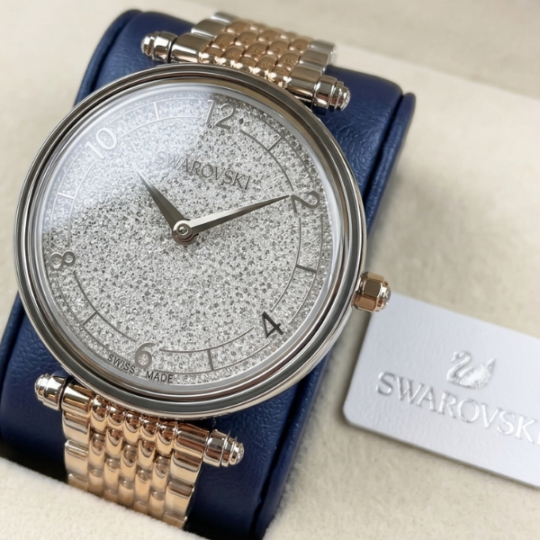 Swarovski Crystalline Wonder Watch Silver Tone Bracelet 5656929 Womens New Box