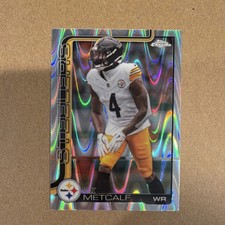 Topps Chrome 2025 DK Metcalf Pittsburgh Steelers #254 NFL Football Card