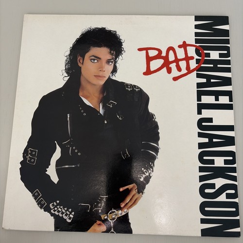 Rare Michael Jackson BAD vinyl album 1987 LP EPIC 450290-1 1st UK Press NM/NM