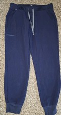 Figs Zamora Womens Scrub Jogger Pants Navy Blue Large Reg 29" W18SW2005