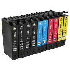 10 cartucce stampante per Epson Stylus C64 CX6400 CX3600 CX3650 C86 C66 C84