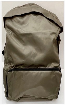 Reisenthel Gray/Green Mini Maxi Backpack Foldable Packable US SELLER NWT