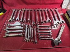 Vtg S-k Tools Usa Wrench Lot Of 30 Combo Open End S-k Wayne