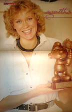 ABBA Agnetha Fältskog Poster für 80er Jahre Party Sammlung DIN A3 Rolling Stones
