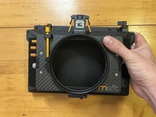 Bright Tangerine Misfit Kick Mattebox 114mm Back. Two Trays. LMB Style.