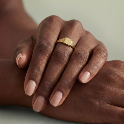 Gold Ring 585   Classic Elegant Style   Gift for Her