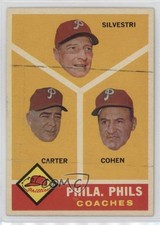 1960 Topps Andy Cohen Ken Silvestri Dick Carter #466 12g7
