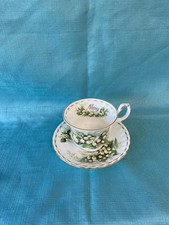 Royal Albert Bone China Teacup And Saucer May Flower Of The Month
