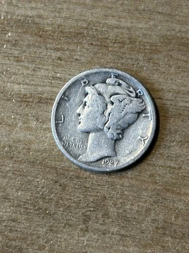 1927D Mercury Dime VG