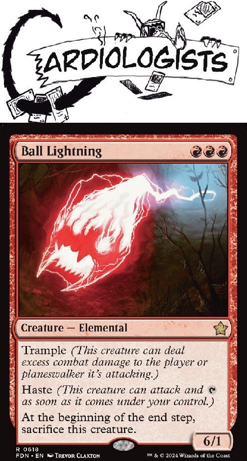 Ball Lightning 0618 | Magic the Gathering MTG | Foundations | Rare | NM