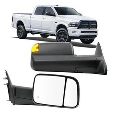 Mirror Compatible with 2009-2018 Dodge Ram 1500 2500 3500 - Passenger Mirror