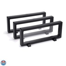 3 Pcs 3D Floating Display Case, Black Display Stand Holder 9" 3.54" 0.75"L W ...