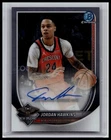 2025-26 Bowman #BCA-JA Jordan Hawkins Chrome Autographs