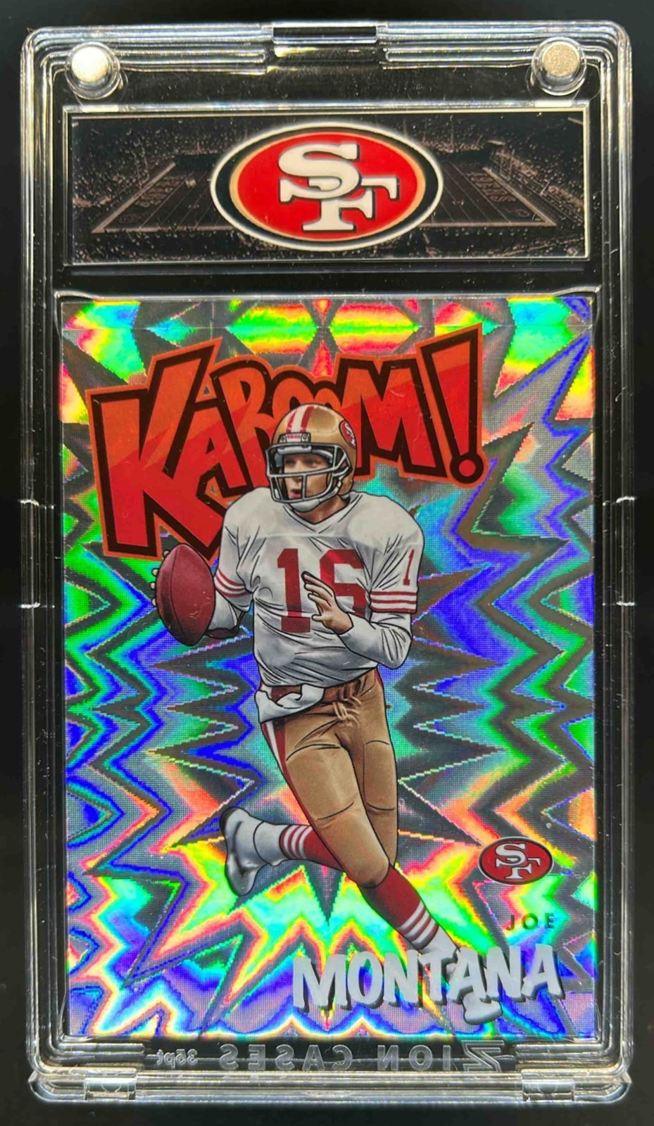 2021 Absolute Joe Montana Kaboom #K17 49ers
