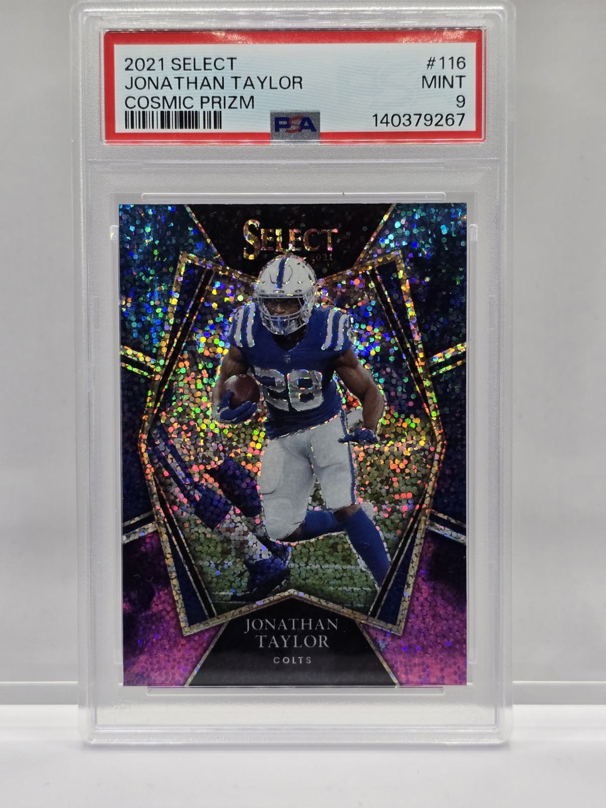 2021 Panini Select - Premier Level Jonathan Taylor #116 Cosmic Prizm