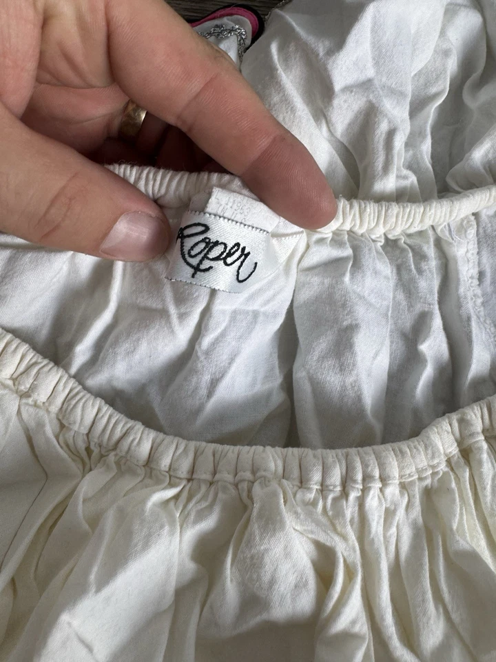 Conjunto occidental de mujer Roper camisa de baile con flecos falda elástica talla mediana Foto 3 de 4