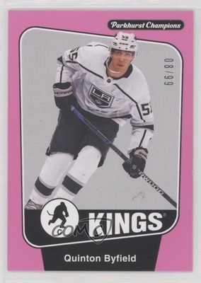 2024 Upper Deck Parkhurst Champions Shell Pink Border 8/99 Quinton Byfield 2d8