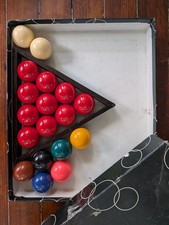 Vintage Snooker Balls, REPLACEMENTS 18 , NOT A SET 2 1/16-Inch