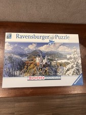 Ravensburger 2000 Piece Puzzle Neuschwanstein Castle Germany Munich Complete 