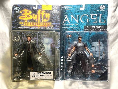 Buffy The Vampire Slayer Vampire Angel Action Figure Moore Collectibles Lot of 2