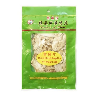 Getrocknete chinesische Angelikascheibe (Dong Quai) Angelica Sinensis Wurzel 50g