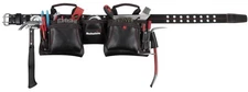 Work Gear HT5472 Carpenter's Heavy-Duty Leather Work Apron, Durable Leather T...