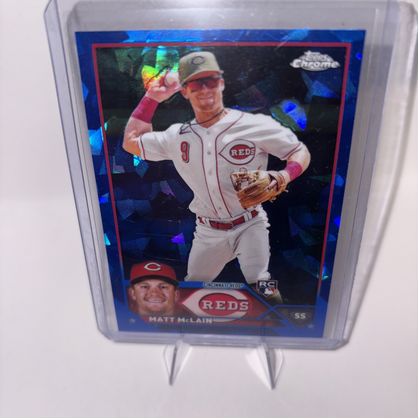 2023 Topps Chrome Sapphire Update Matt McLain RC