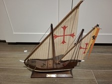 Modellino Caravella LA NIÑA in Legno 33x37 cm - Nave Colombo Da Sistemare