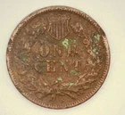 1909-S Indian Head Penny US One Cent San Francisco Key Date VG8 Env. Damage