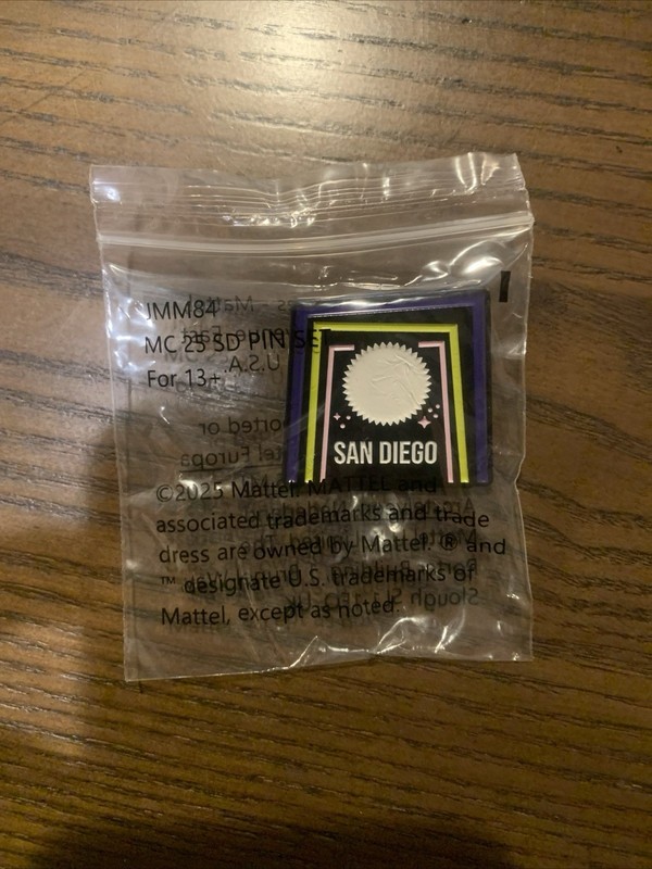 SDCC 2025 Comic Con Mattel Monsters High Enamel Pin Button San Diego New