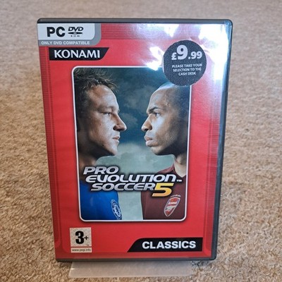 KONAMI Pro Evolution Soccer 5 PC DVD ROM Fußball Spiel KLASSIKER