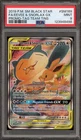 Pokemon Eevee & Snorlax GX Tag Team Tins Black Star Full Art Promo SM169 PSA 9