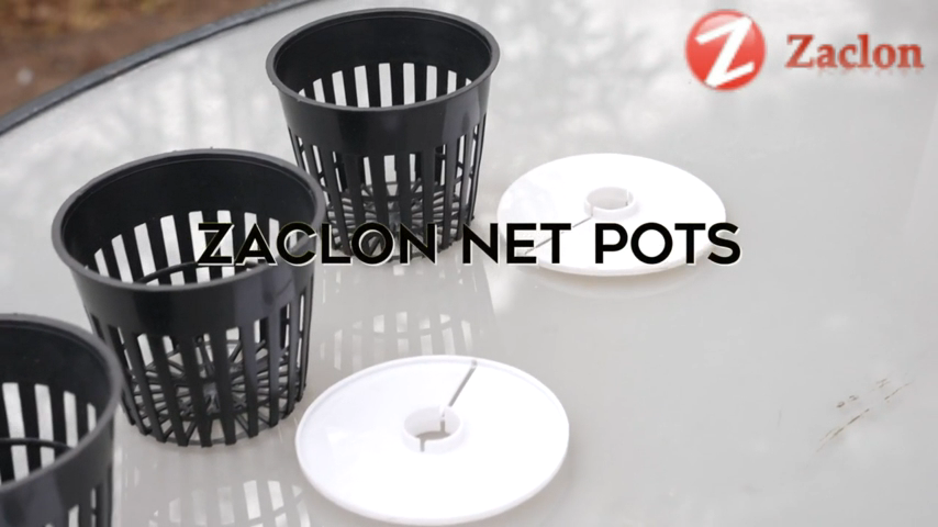 3 inch Net Pot - Garden Net Cups - Hydroponics Slotted Mesh with Lids ...
