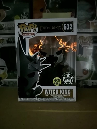 Custom GITD Funko Pop! The Lord of the Rings - Witch King #632 W/Protector Glow