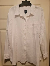 Women's Gap Button Up Shirt, XL