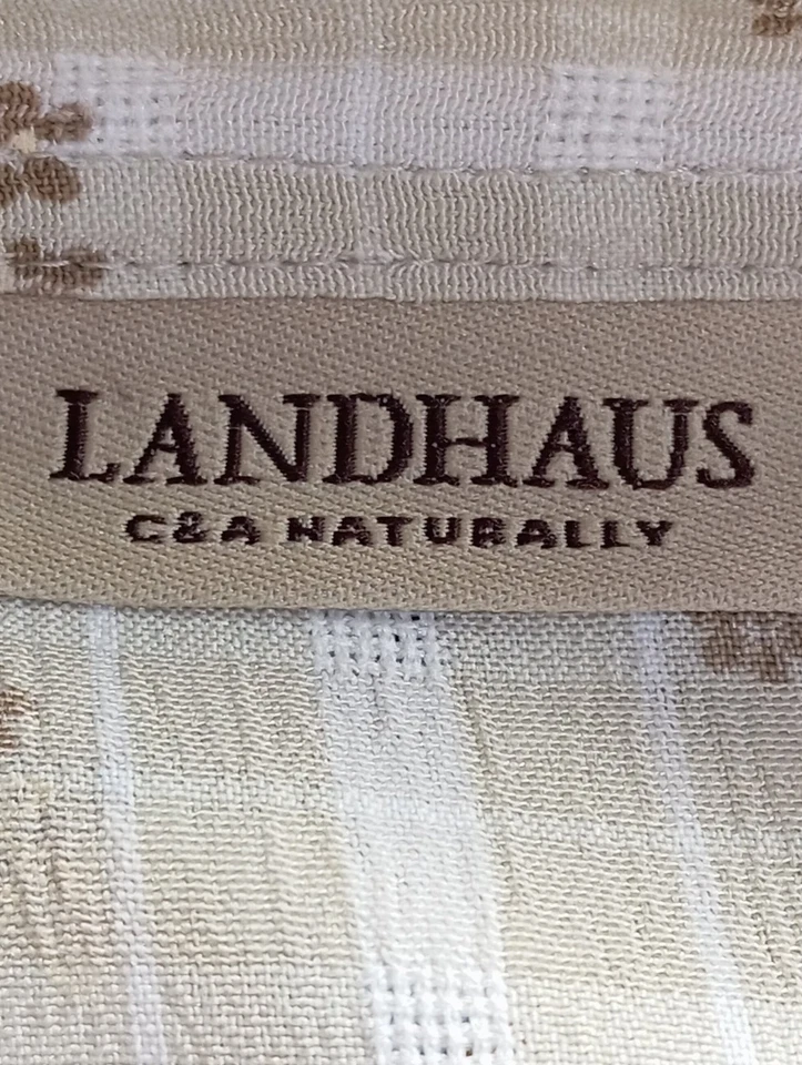 LANDHAUS BY C&A Camicia blusa Donna Camicetta a blusa Taglia IT 54 bianco sporco - Immagine 4 di 4