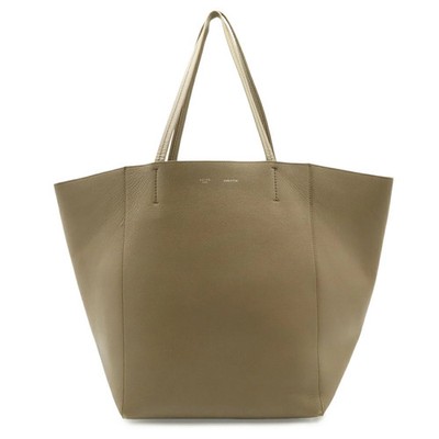 CELINE Cabas Phantom Medium Belt Tote Bag Large Shoulder Leather G... GZl1ix0y