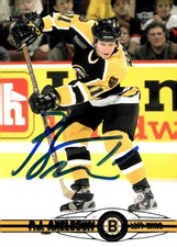 P.J. 'Per' Axelsson - Signed 2000-01 Pacific Card #30