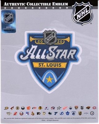 2020 NHL All-Star Game Unsigned National Emblem Jersey Patch