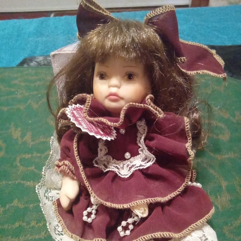 Lily Collection Limited Handmade & Handpainted Genuine Fine Porcelain Doll
