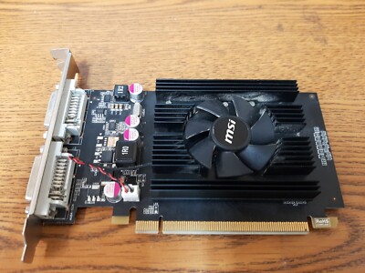 MSI NVIDIA GeForce 210 (N210-512D2) 512 MB DDR2 SDRAM PCI Express x16...