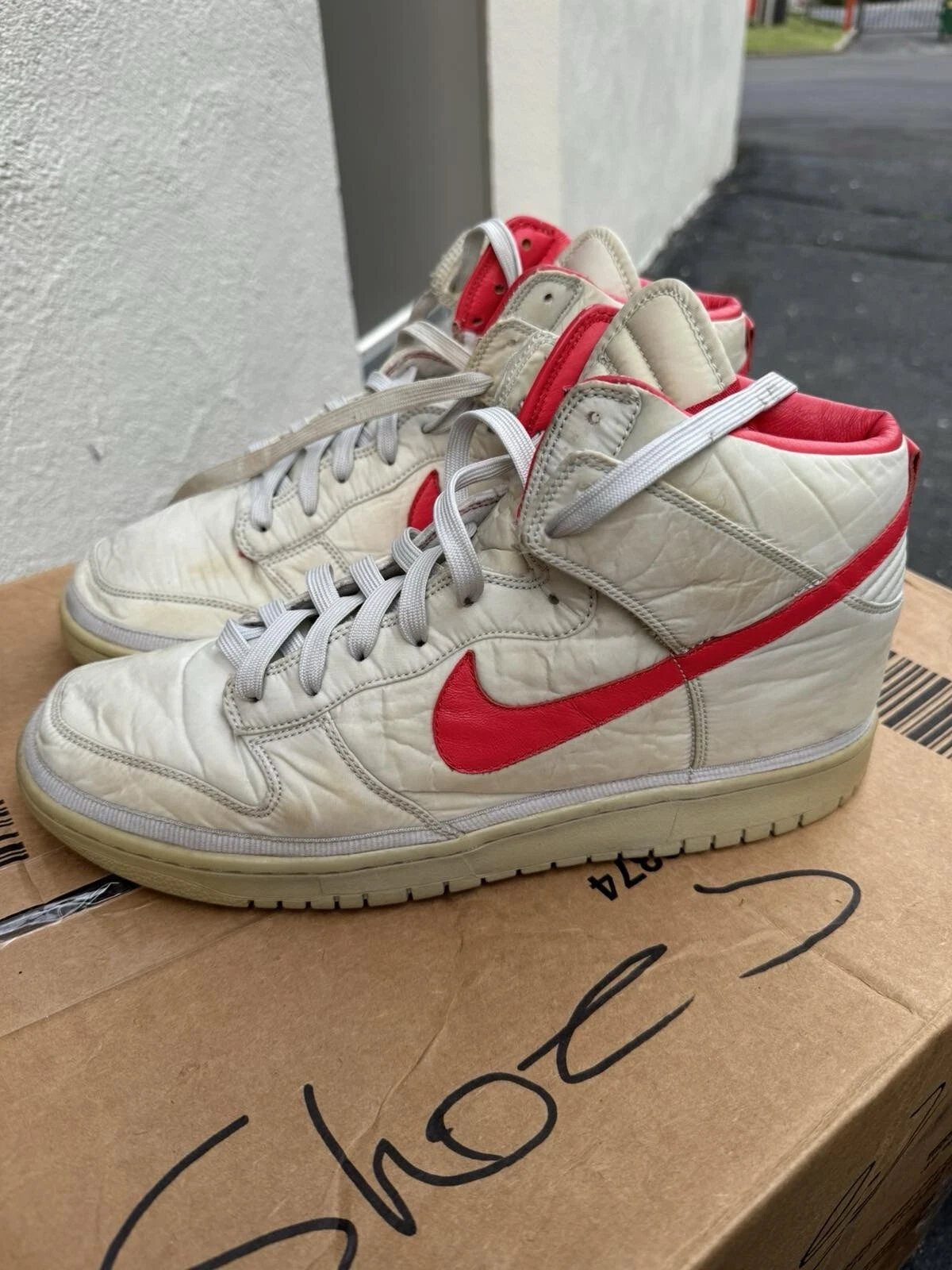 NIKE 2008 DUNK X VANDAL SUPREME HI 346113 061 ARGENT MÉTALLIQUE 12 VINTAGE PRESTO