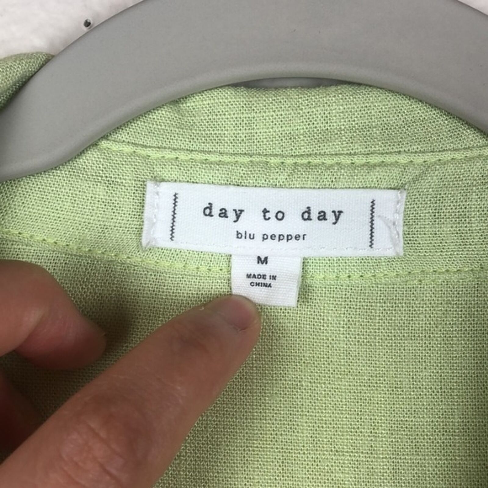 Day to Day by Blu Pepper Linen Blend Roll-Up Slee… - image 2